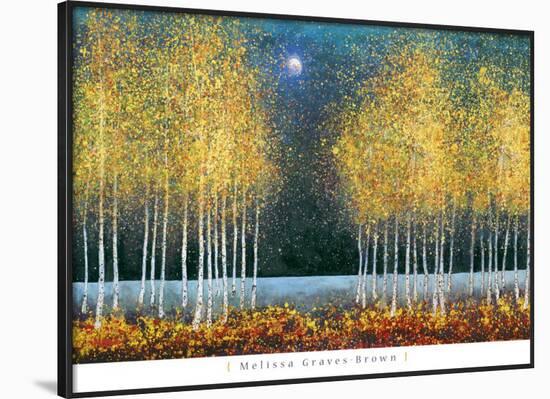 Blue Moon Framed Art Print By Melissa Graves Brown Blue Moon Melissa Graves Brown Framed Art Print