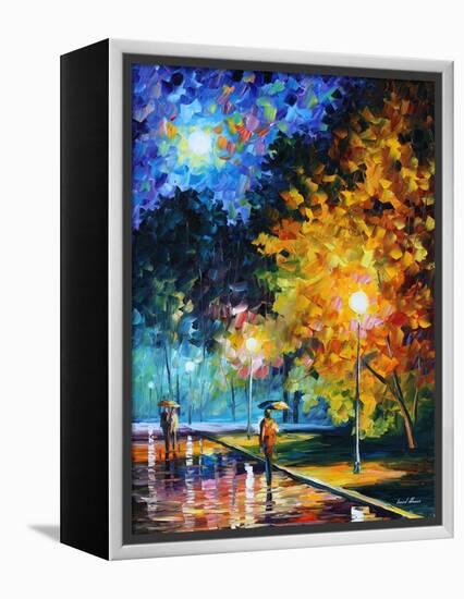 Blue Moon-Leonid Afremov-Framed Stretched Canvas