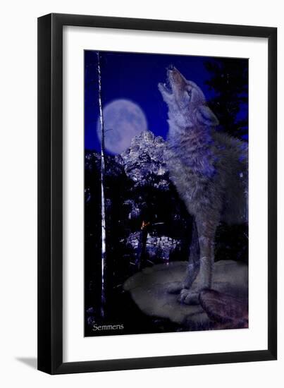 Blue Moon-Gordon Semmens-Framed Giclee Print