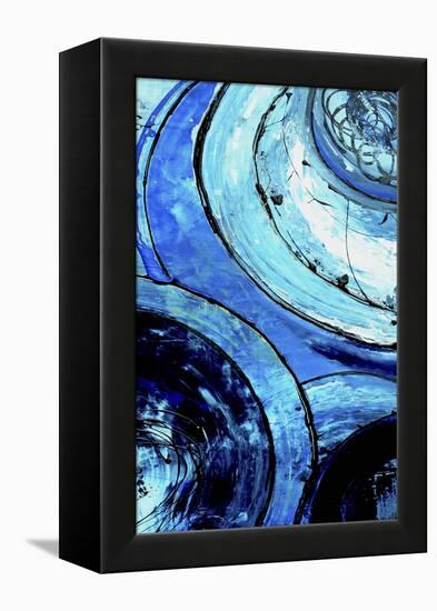 Blue Moons II-Erin Ashley-Framed Stretched Canvas