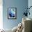 Blue Moons II-Erin Ashley-Framed Art Print displayed on a wall