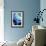 Blue Moons II-Erin Ashley-Framed Art Print displayed on a wall