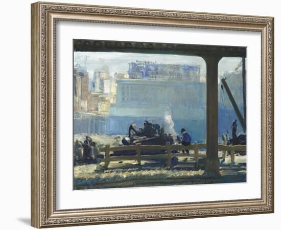 Blue Morning, 1909-George Bellows-Framed Art Print