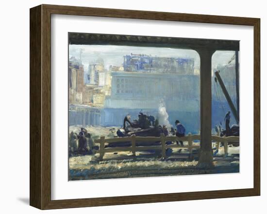 Blue Morning, 1909-George Bellows-Framed Art Print