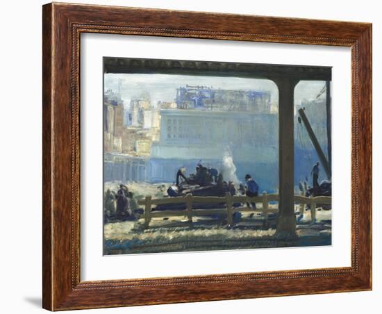 Blue Morning, 1909-George Bellows-Framed Art Print