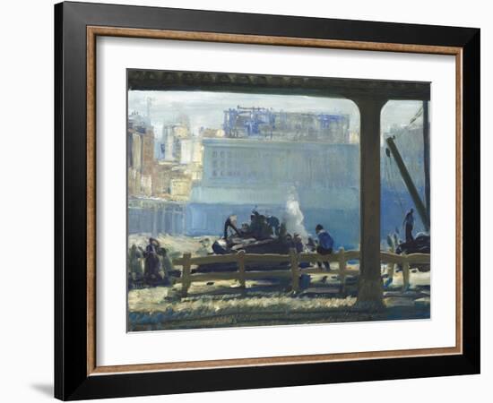 Blue Morning, 1909-George Bellows-Framed Art Print