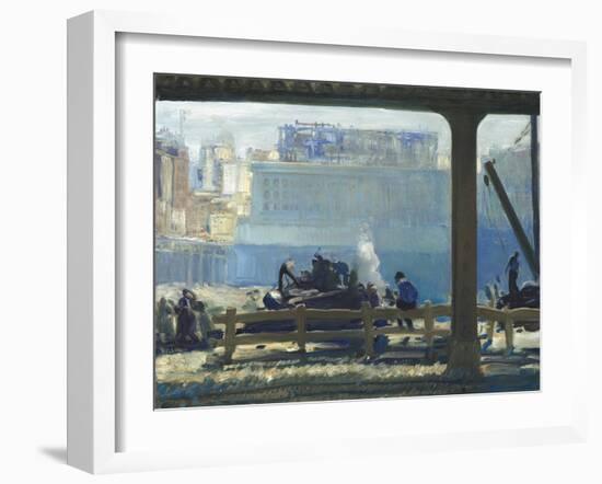 Blue Morning, 1909-George Bellows-Framed Art Print