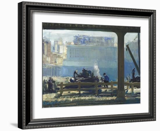 Blue Morning, 1909-George Bellows-Framed Art Print