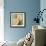 Blue Morning Tulips II-Vivien Rhyan-Framed Art Print displayed on a wall