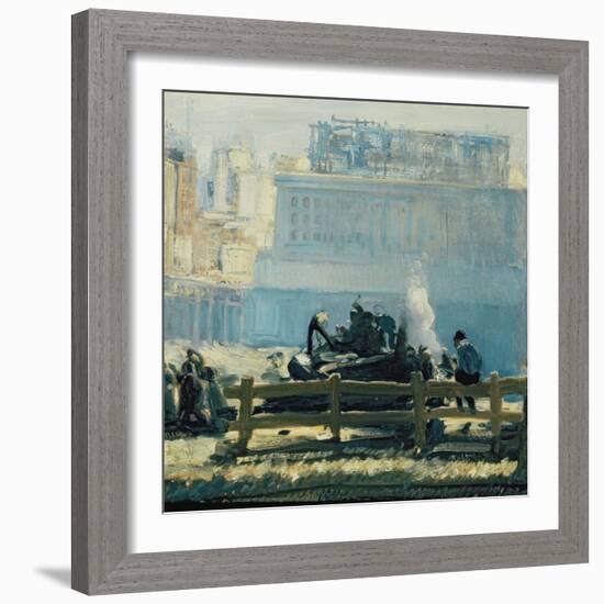 Blue Mornings-George Wesley Bellows-Framed Giclee Print