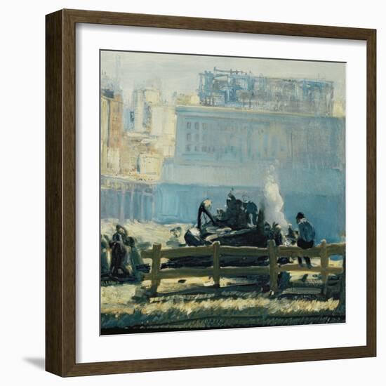 Blue Mornings-George Wesley Bellows-Framed Giclee Print