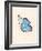 Blue Morphe Butterfly-Julia-Framed Photographic Print