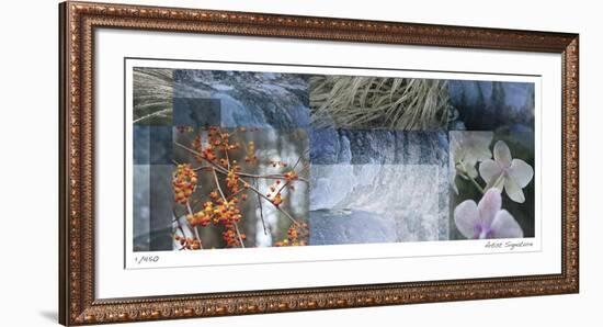 Blue Mosaic I-Michelle Joyce-Framed Giclee Print