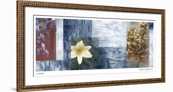 Blue Mosaic II-Michelle Joyce-Framed Giclee Print