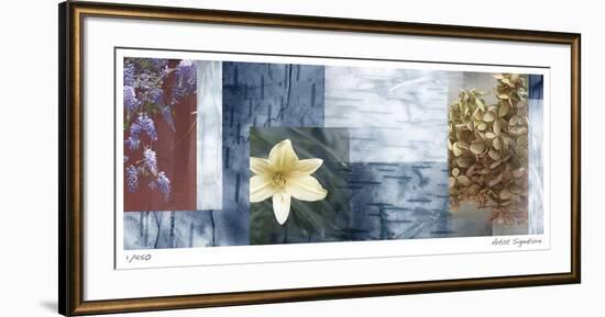 Blue Mosaic II-Michelle Joyce-Framed Giclee Print