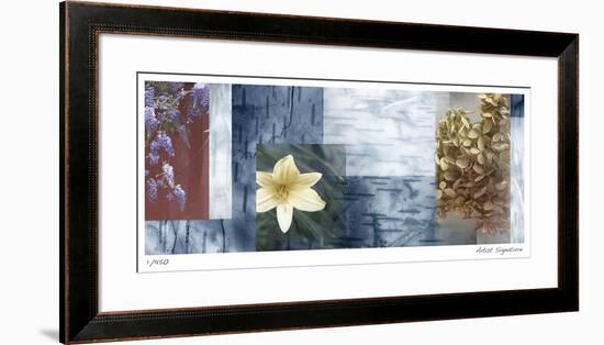 Blue Mosaic II-Michelle Joyce-Framed Giclee Print