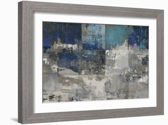 Blue Mosaic Magic-Tom Reeves-Framed Art Print