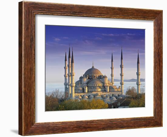 Blue Mosque, Istanbul, Turkey-Peter Adams-Framed Photographic Print