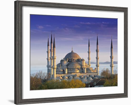 Blue Mosque, Istanbul, Turkey-Peter Adams-Framed Photographic Print