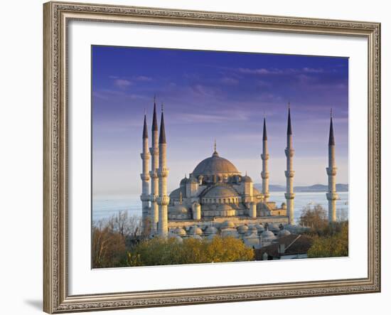 Blue Mosque, Istanbul, Turkey-Peter Adams-Framed Photographic Print