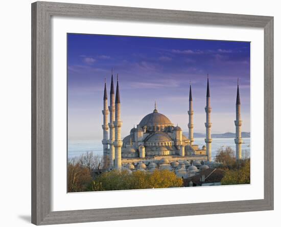 Blue Mosque, Istanbul, Turkey-Peter Adams-Framed Photographic Print