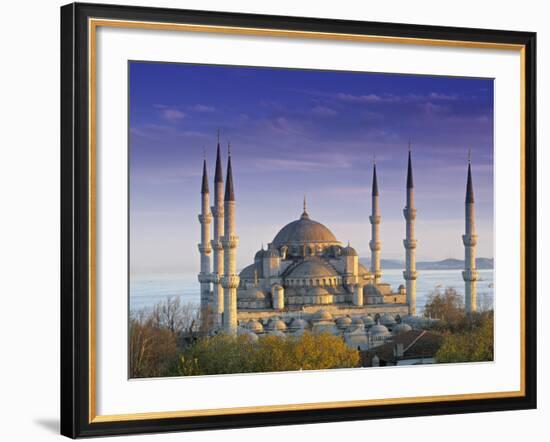 Blue Mosque, Istanbul, Turkey-Peter Adams-Framed Photographic Print