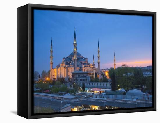 Blue Mosque (Sultan Ahmet Camii), Sultanahmet, Istanbul, Turkey-Jon Arnold-Framed Premier Image Canvas