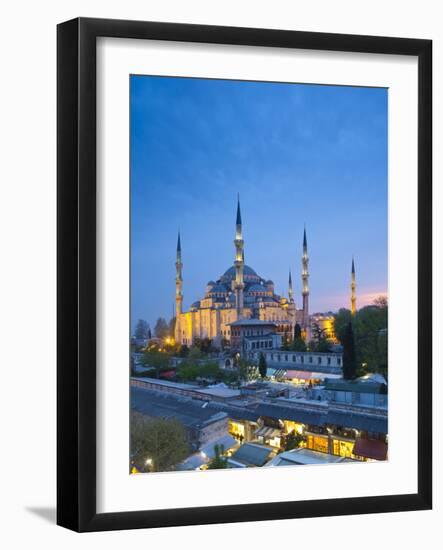 Blue Mosque (Sultan Ahmet Camii), Sultanahmet, Istanbul, Turkey-Jon Arnold-Framed Photographic Print