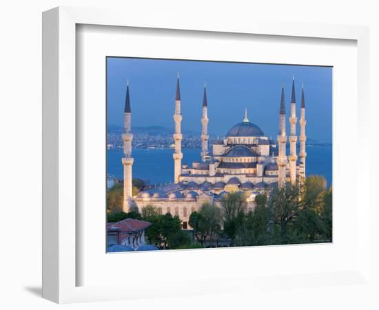 Blue Mosque, Sultanahmet, Bosphorus, Istanbul, Turkey-Gavin Hellier-Framed Photographic Print