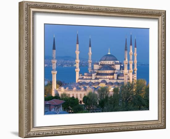 Blue Mosque, Sultanahmet, Bosphorus, Istanbul, Turkey-Gavin Hellier-Framed Photographic Print