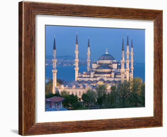 Blue Mosque, Sultanahmet, Bosphorus, Istanbul, Turkey-Gavin Hellier-Framed Photographic Print