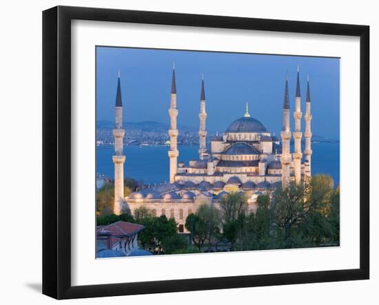 Blue Mosque, Sultanahmet, Bosphorus, Istanbul, Turkey-Gavin Hellier-Framed Photographic Print