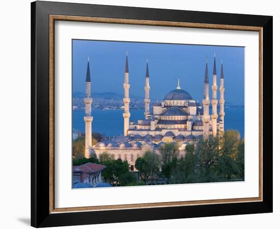 Blue Mosque, Sultanahmet, Bosphorus, Istanbul, Turkey-Gavin Hellier-Framed Photographic Print