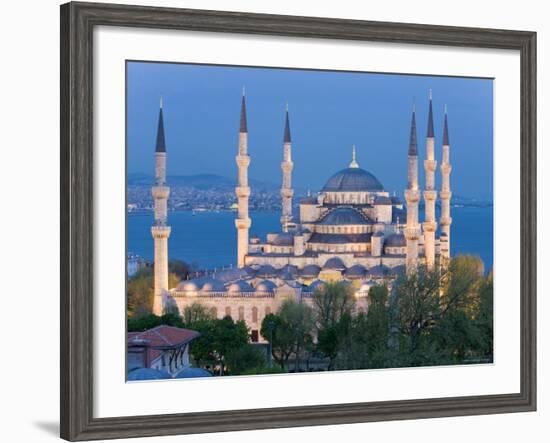 Blue Mosque, Sultanahmet, Bosphorus, Istanbul, Turkey-Gavin Hellier-Framed Photographic Print