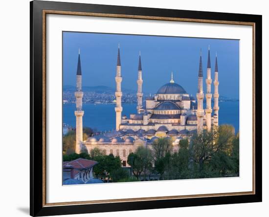 Blue Mosque, Sultanahmet, Bosphorus, Istanbul, Turkey-Gavin Hellier-Framed Photographic Print