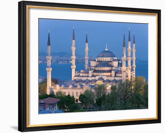 Blue Mosque, Sultanahmet, Bosphorus, Istanbul, Turkey-Gavin Hellier-Framed Photographic Print