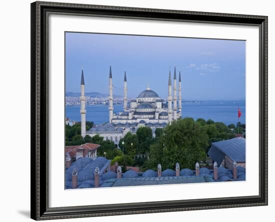 Blue Mosque, Sultanahmet, Istanbul, Turkey-Gavin Hellier-Framed Photographic Print