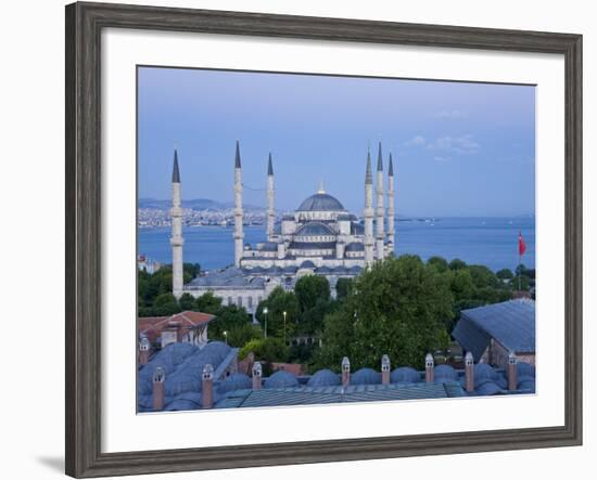 Blue Mosque, Sultanahmet, Istanbul, Turkey-Gavin Hellier-Framed Photographic Print