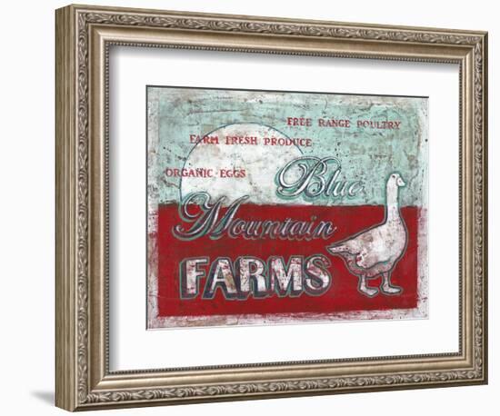 Blue Mountain Farms-Catherine Jones-Framed Art Print