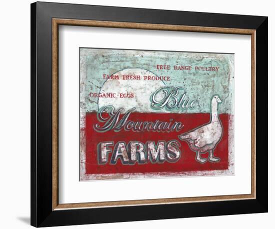 Blue Mountain Farms-Catherine Jones-Framed Art Print