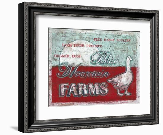 Blue Mountain Farms-Catherine Jones-Framed Art Print