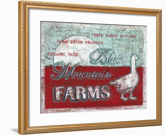 Blue Mountain Farms-Catherine Jones-Framed Art Print