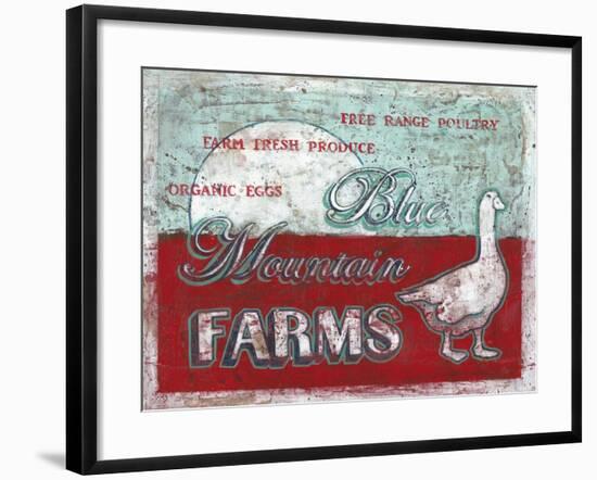 Blue Mountain Farms-Catherine Jones-Framed Art Print