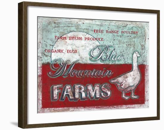 Blue Mountain Farms-Catherine Jones-Framed Art Print