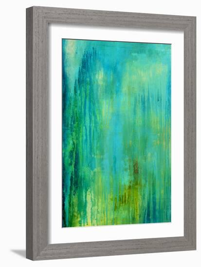 Blue Mountain Rain I-Erin Ashley-Framed Art Print