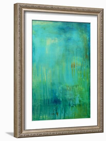 Blue Mountain Rain II-Erin Ashley-Framed Art Print