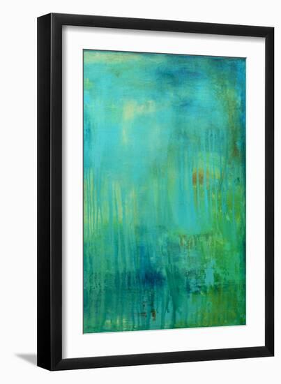 Blue Mountain Rain II-Erin Ashley-Framed Art Print