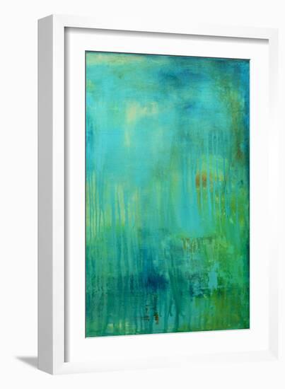 Blue Mountain Rain II-Erin Ashley-Framed Art Print