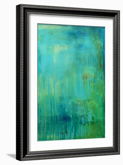 Blue Mountain Rain II-Erin Ashley-Framed Art Print