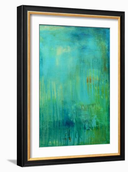 Blue Mountain Rain II-Erin Ashley-Framed Art Print